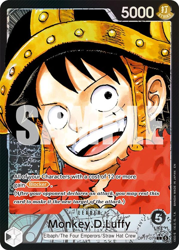 Monkey.D.Luffy [Alternate Art] OP17-079 One Piece Card Game