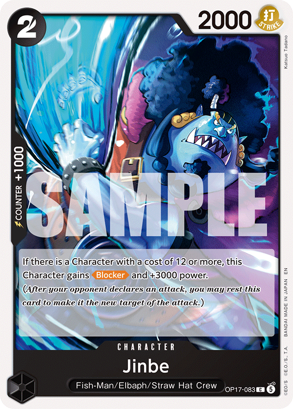 Jinbe OP17-083 One Piece Card Game