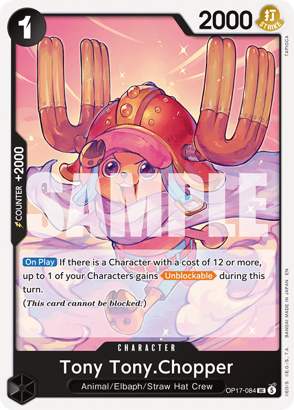 Tony Tony.Chopper OP17-084 One Piece Card Game
