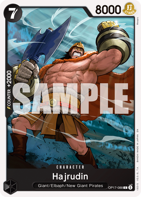 Hajrudin OP17-088 One Piece Card Game
