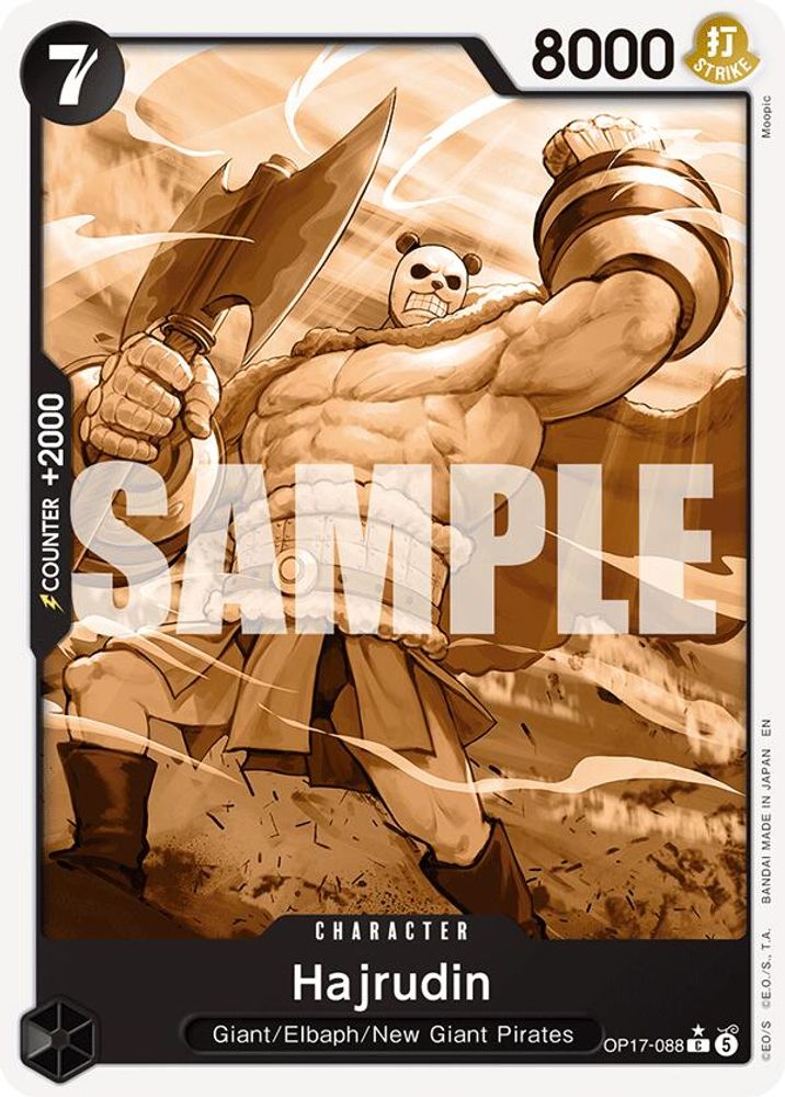 Hajrudin [Pandaman Art] OP17-088 One Piece Card Game