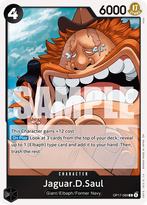 Jaguar.D.Saul OP17-089 One Piece Card Game