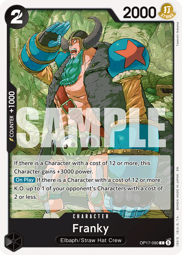 Franky OP17-090 One Piece Card Game