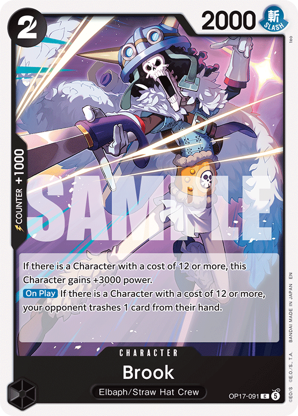 Brook OP17-091 One Piece Card Game