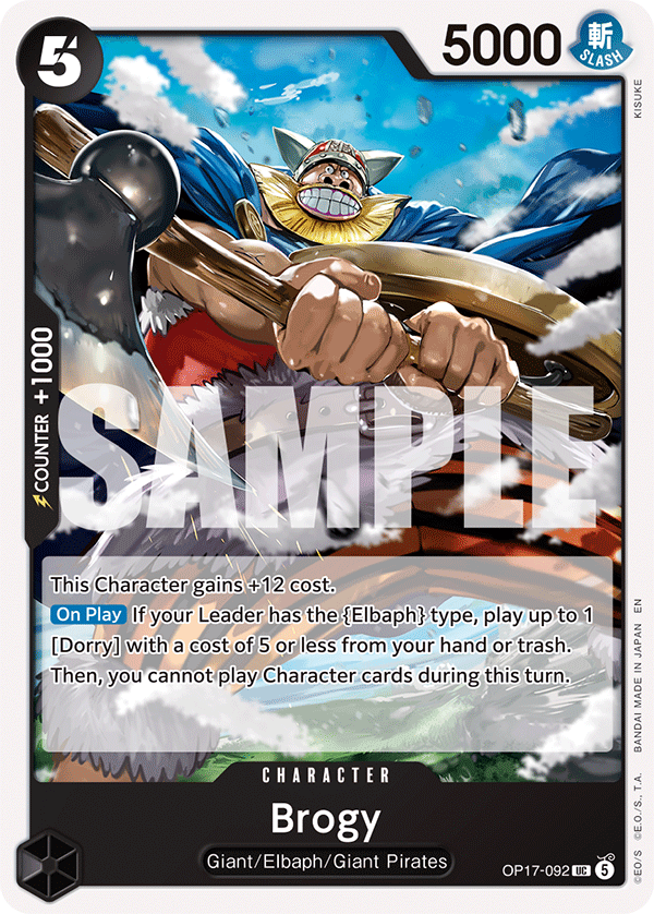 Brogy OP17-092 One Piece Card Game