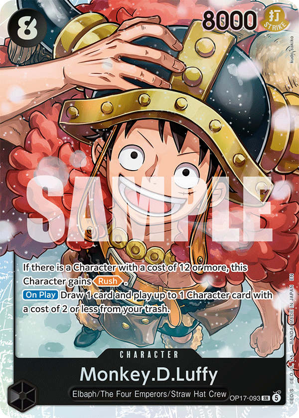 Monkey.D.Luffy OP17-093 One Piece Card Game