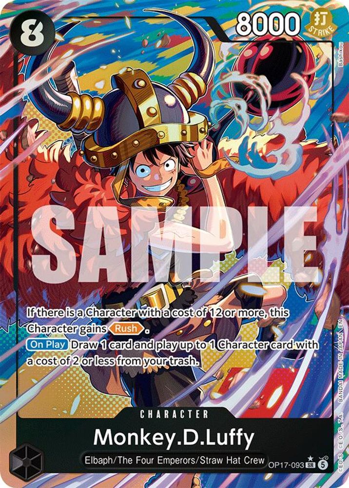 Monkey.D.Luffy [Alternate Art] OP17-093 One Piece Card Game