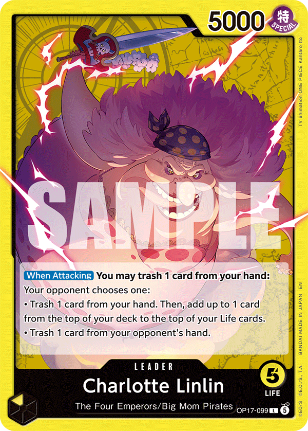 Charlotte Linlin OP17-099 One Piece Card Game
