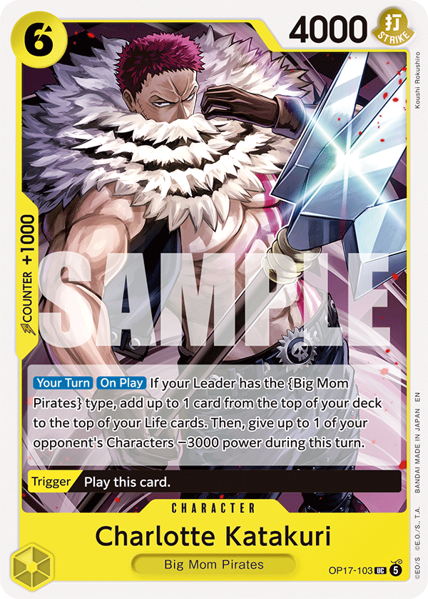 Charlotte Katakuri OP17-103 One Piece Card Game