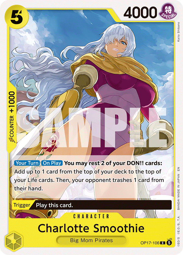 Charlotte Smoothie OP17-106 One Piece Card Game