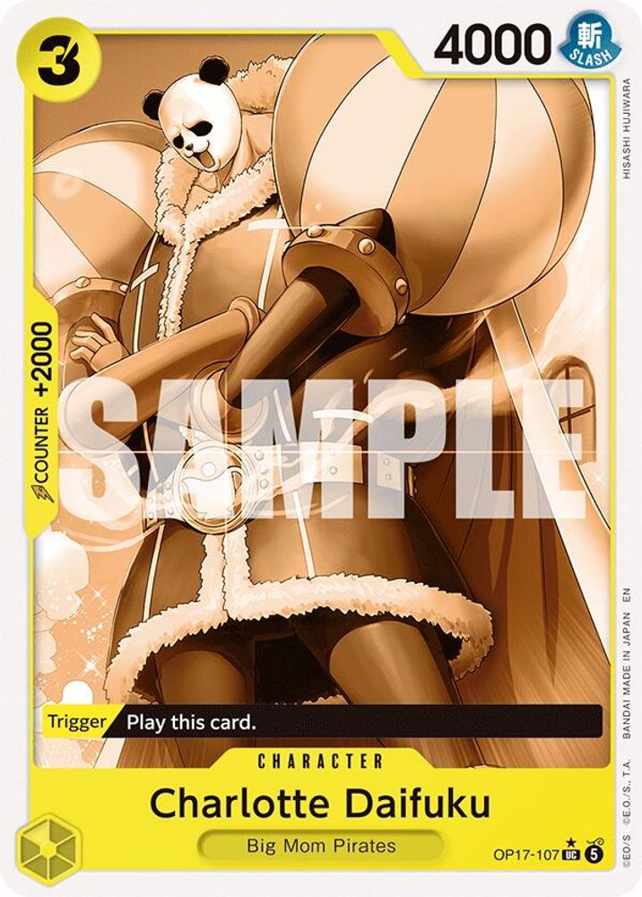 Charlotte Daifuku [Pandaman Art] OP17-107 One Piece Card Game