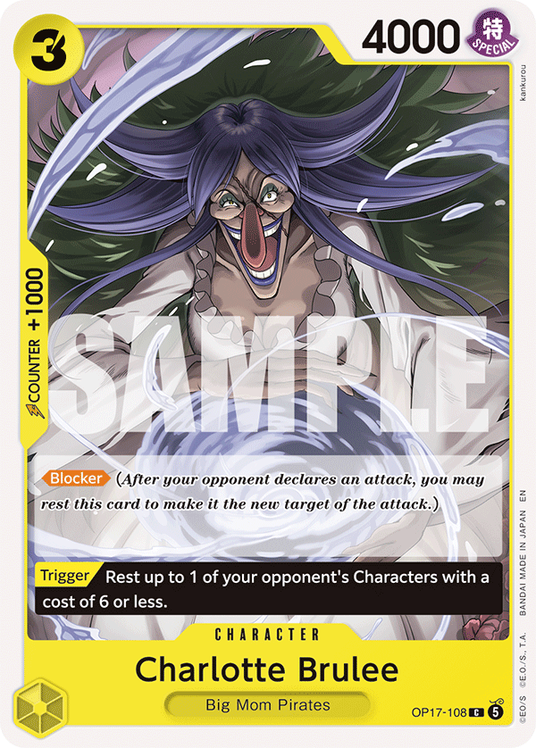 Charlotte Brulee OP17-108 One Piece Card Game