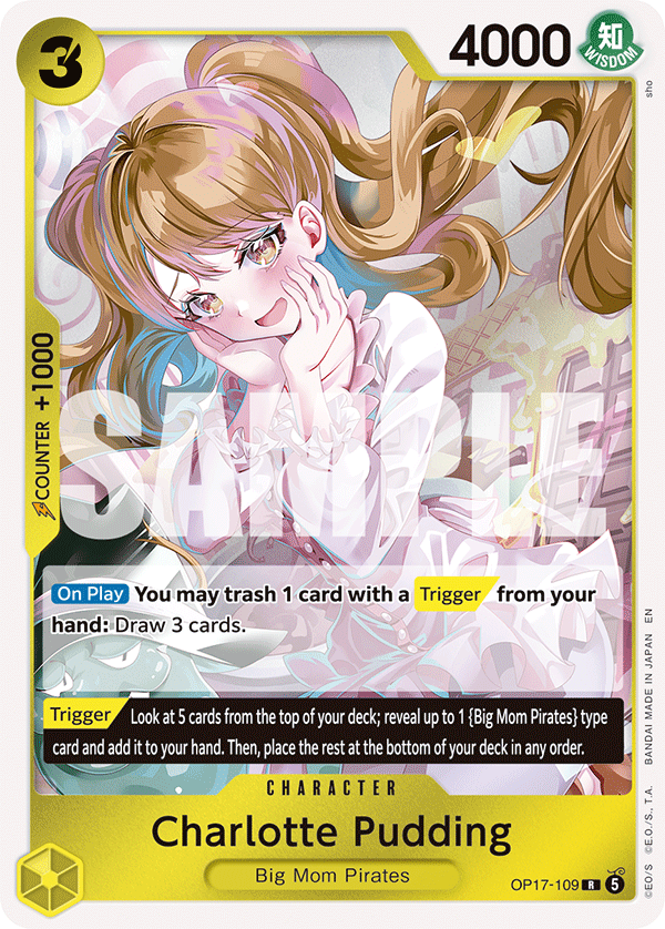Charlotte Pudding OP17-109 One Piece Card Game