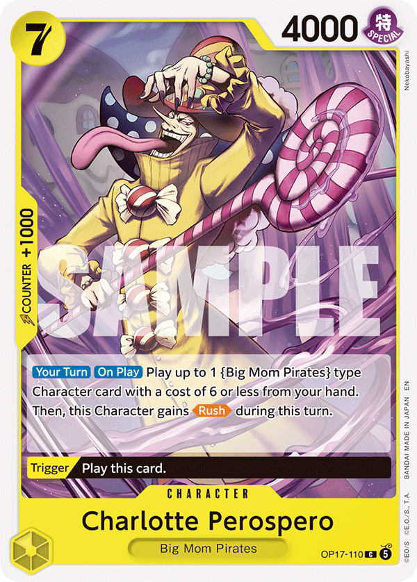 Charlotte Perospero OP17-110 One Piece Card Game