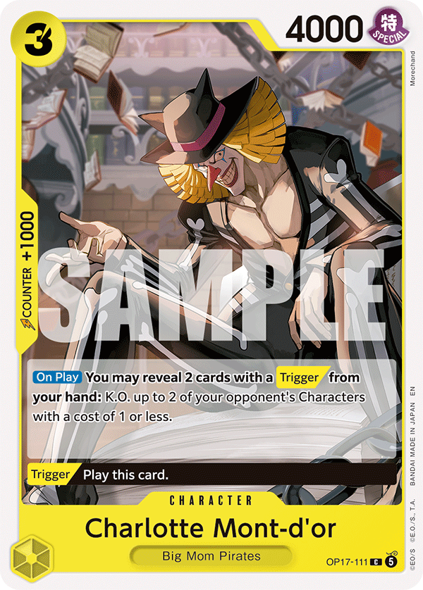 Charlotte Mont-d'or OP17-111 One Piece Card Game