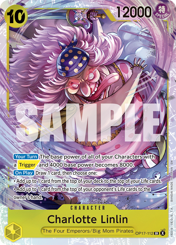 Charlotte Linlin [Manga] JP OP17-112 One Piece Card Game