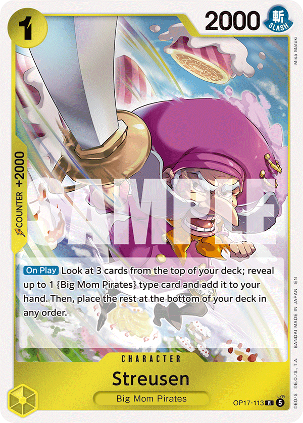 Streusen OP17-113 One Piece Card Game