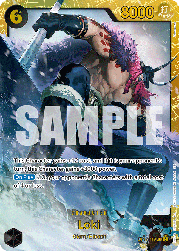 Loki OP17-119 One Piece Card Game