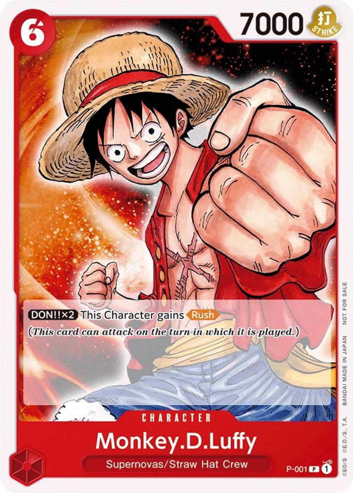 Monkey.D.Luffy [Promotion] P-001 One Piece Card Game