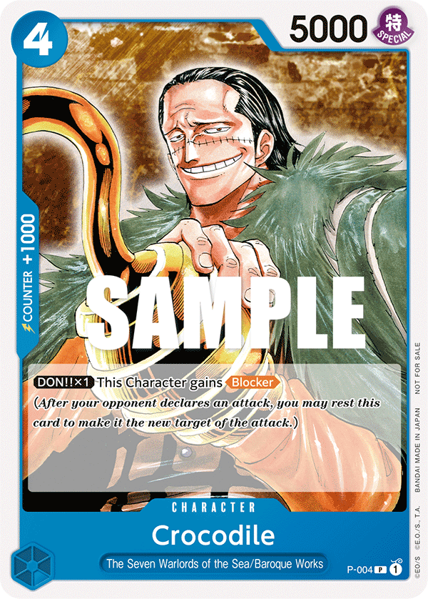 Crocodile P-004 One Piece Card Game