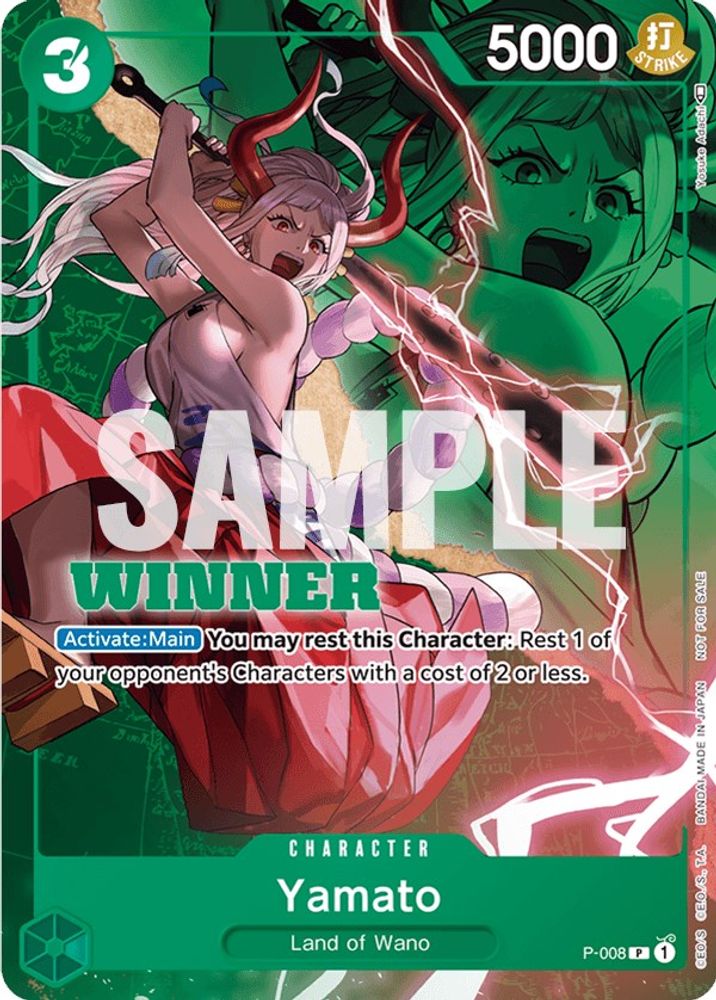 Yamato [Winner] P-008 One Piece Card Game
