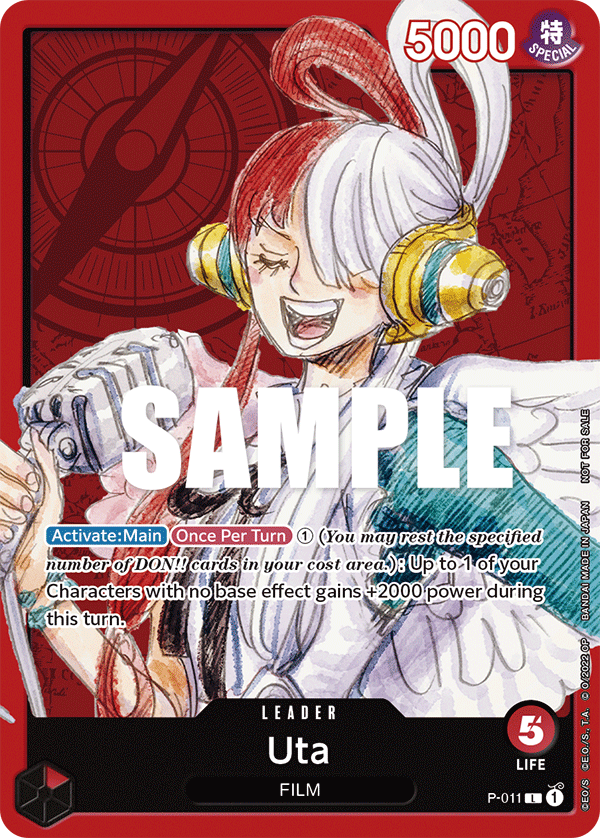 Uta [Premium Card Collection] JP P-011 One Piece Card Game