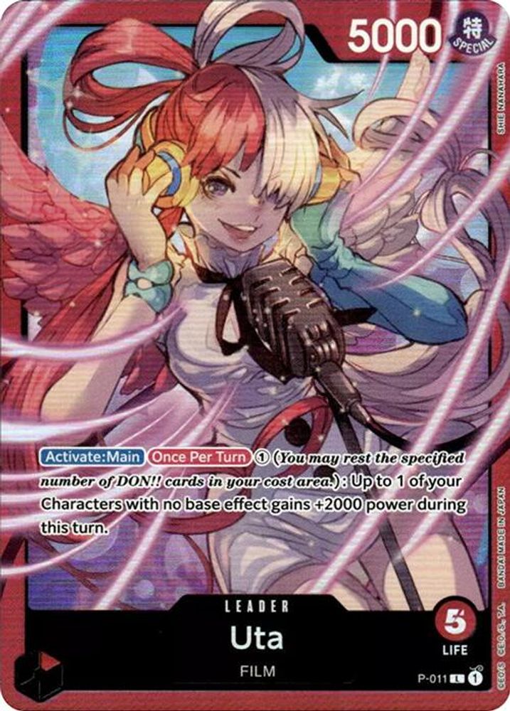 Uta [Premium Card Collection] P-011 One Piece Card Game