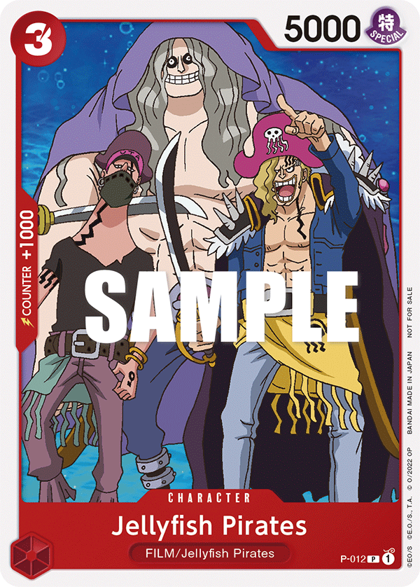 Jellyfish Pirates [Red] JP P-012 One Piece Card Game
