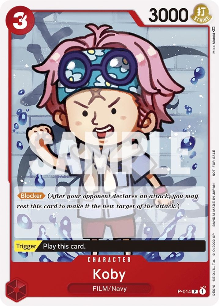 Koby [Red] P-014 One Piece Card Game