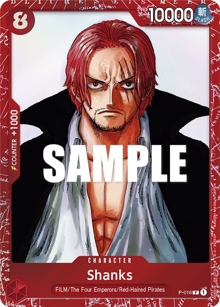 Shanks [Premium Card Collection Red] P-016 One Piece Card Game