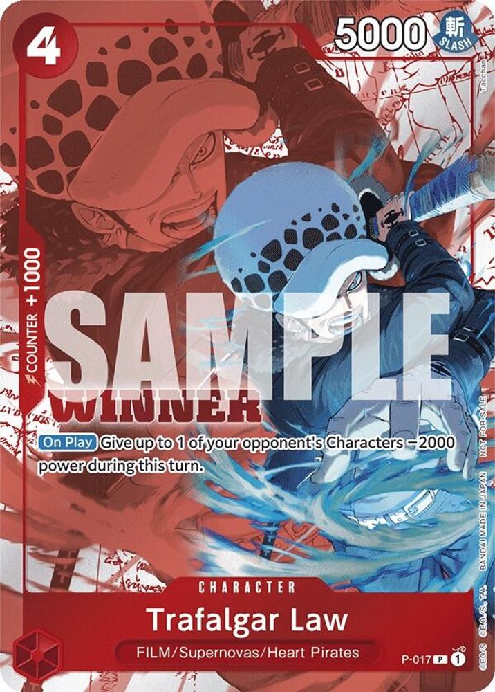 Trafalgar Law [Winner Pack Vol. 7] P-017 One Piece Card Game