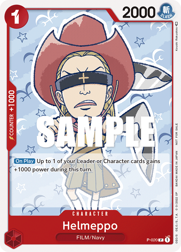 Helmeppo P-020 One Piece Card Game