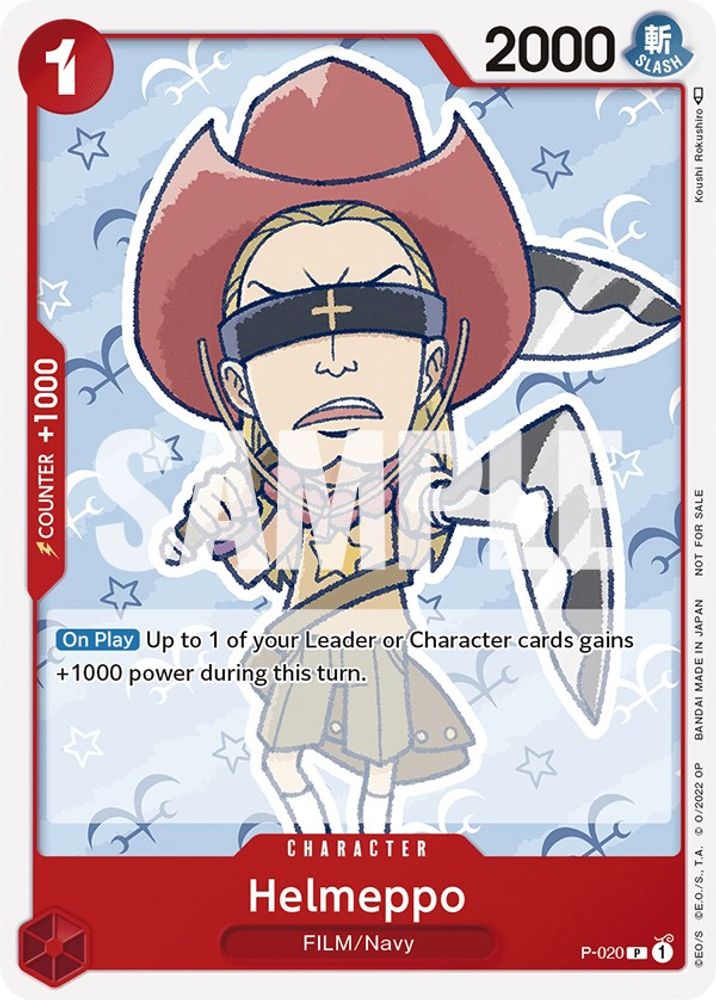 Helmeppo [Red] P-020 One Piece Card Game