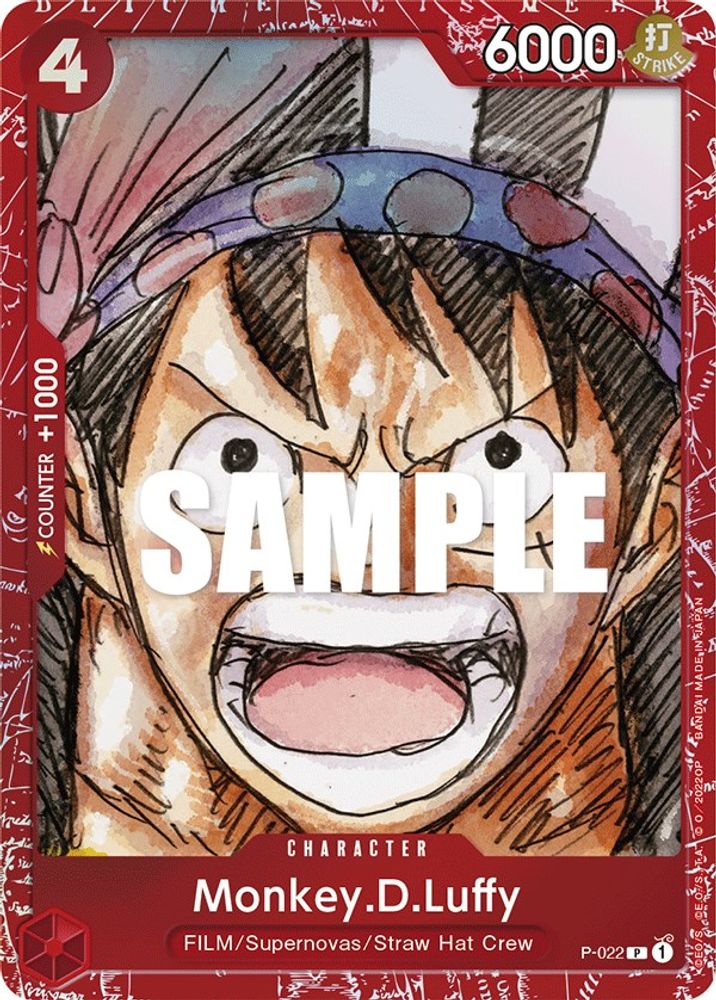 Monkey.D.Luffy [Film Red] P-022 One Piece Card Game