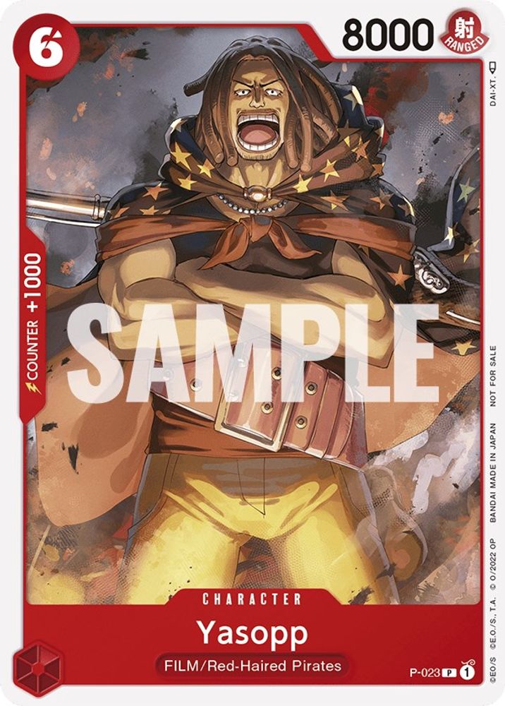 Yasopp [Red] P-023 One Piece Card Game