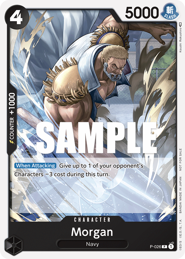 Morgan P-026 One Piece Card Game