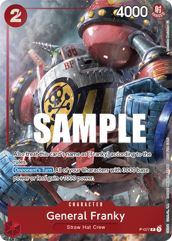 General Franky [Event] P-027 One Piece Card Game