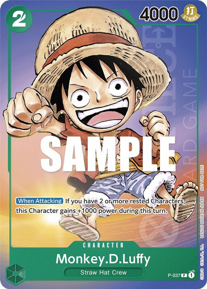 Monkey.D.Luffy [Gen Con] P-037 One Piece Card Game