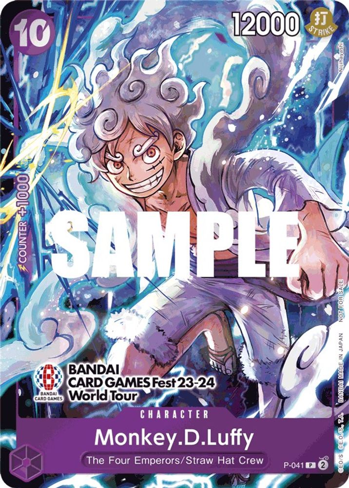 Monkey.D.Luffy [Bandai Card Games Fest] P-041 One Piece Card Game