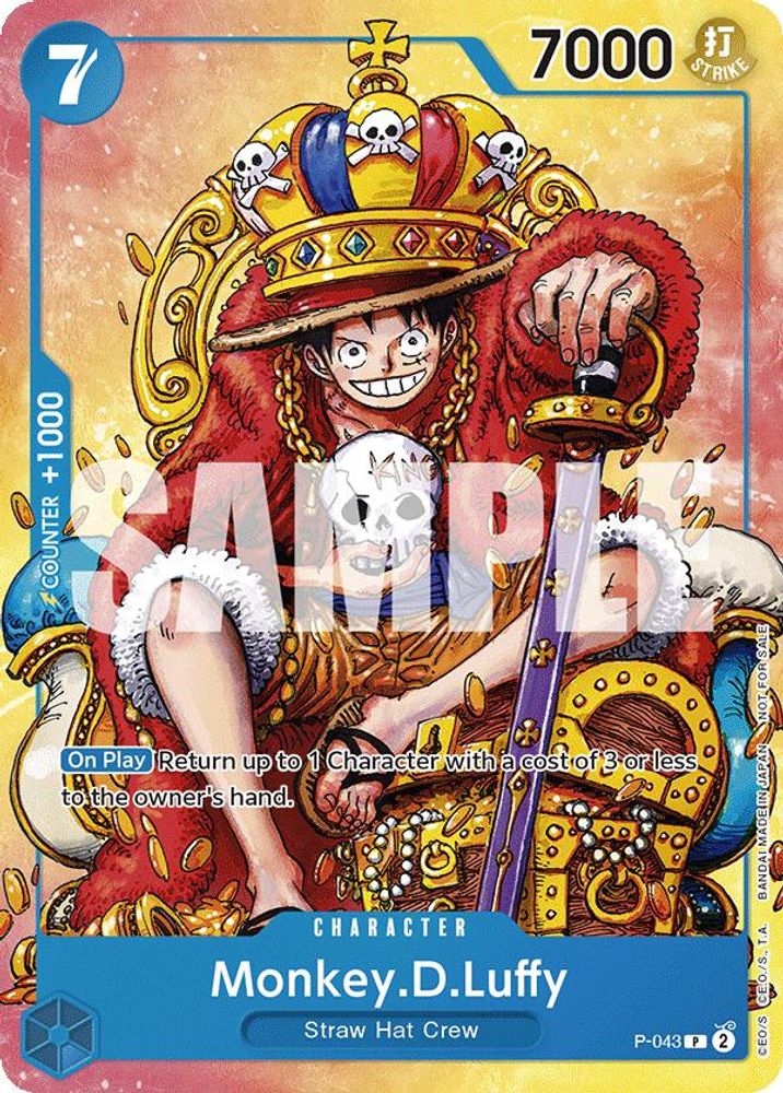 Monkey.D.Luffy [Convention Exclusive] P-043 One Piece Card Game