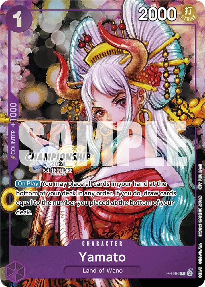 Yamato [CS 2024 Event Pack Finalist] P-046 One Piece Card Game