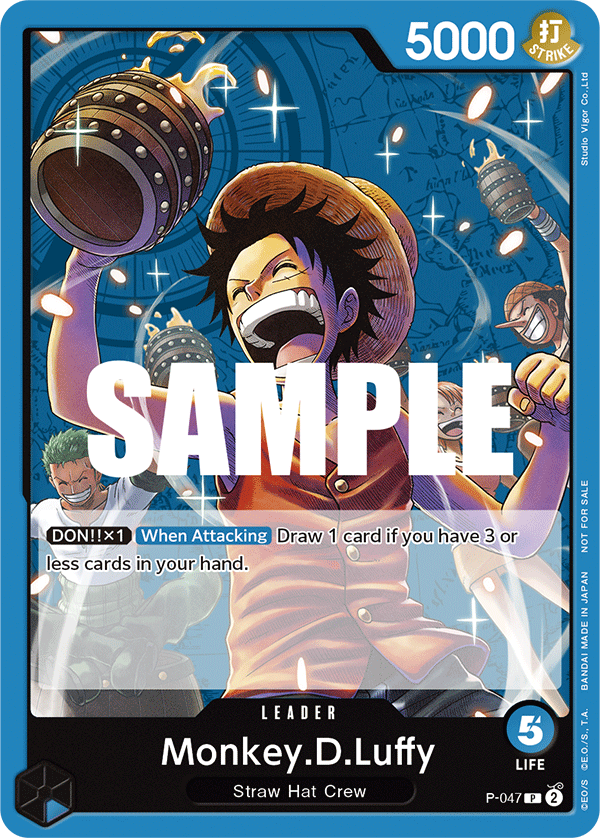 Monkey.D.Luffy [Promotion Pack] JP P-047 One Piece Card Game