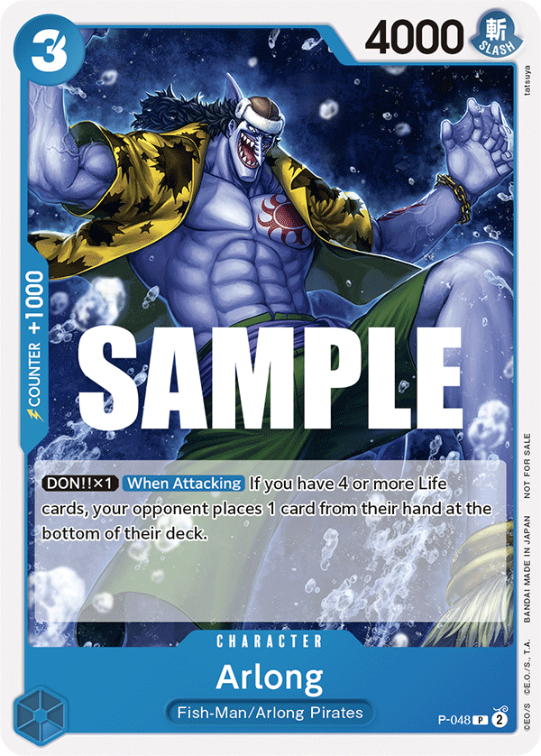 Arlong P-048 One Piece Card Game