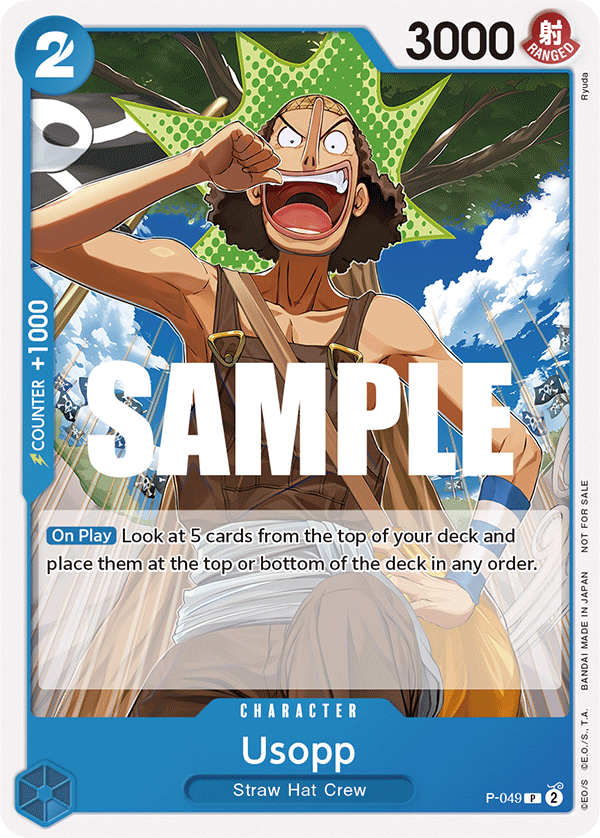 Usopp [Promotion Pack] JP P-049 One Piece Card Game