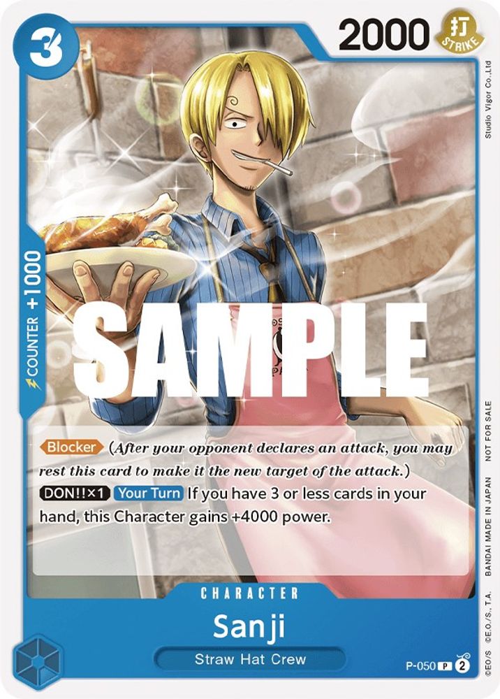 Sanji [Sealed Battle Kit] P-050 One Piece Card Game