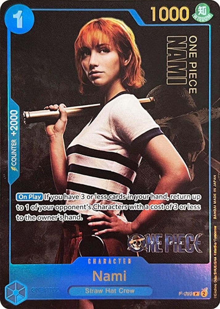 Nami [Live Action] P-053 One Piece Card Game