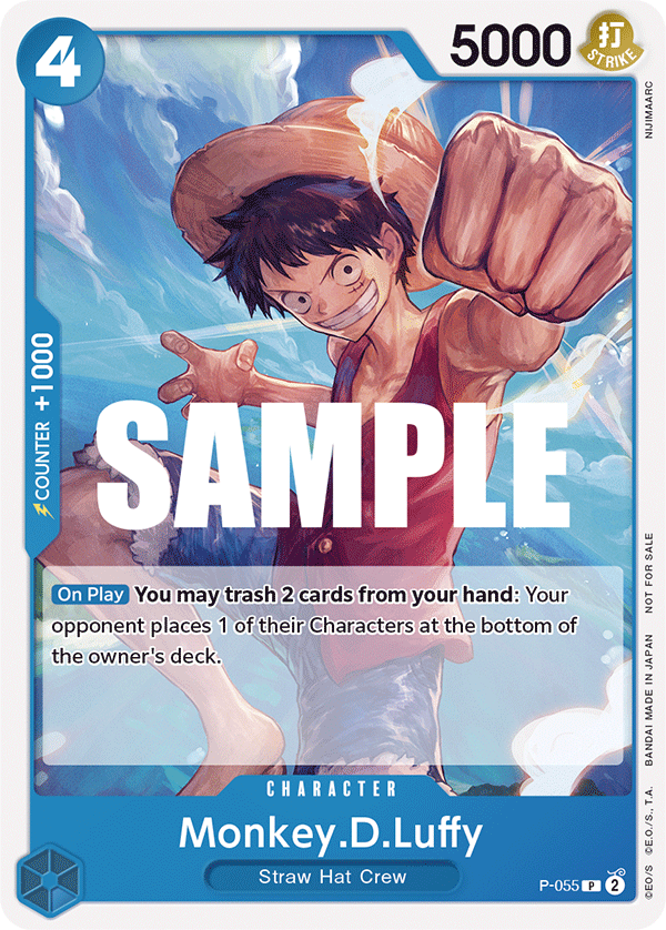 Monkey.D.Luffy P-055 One Piece Card Game
