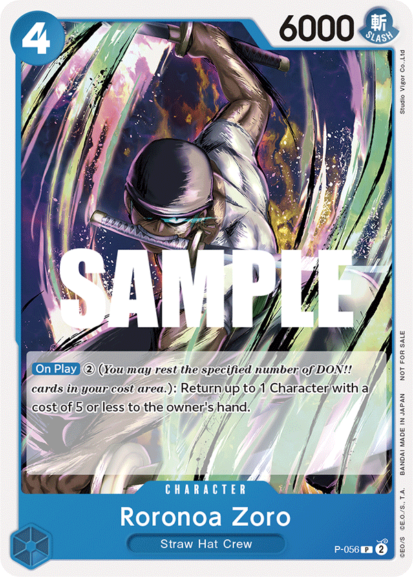 Roronoa Zoro [Nami Deck] P-056 One Piece Card Game