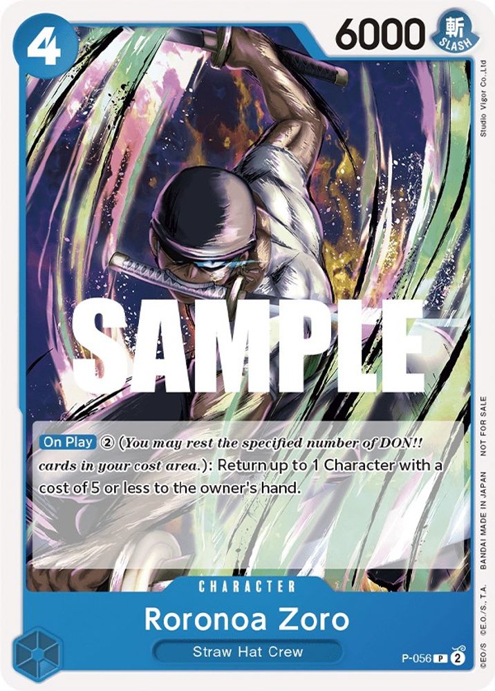 Roronoa Zoro [Sealed Battle Kit] P-056 One Piece Card Game
