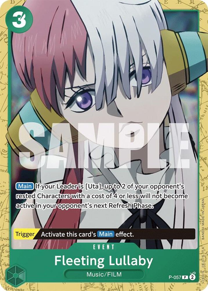 Fleeting Lullaby [Uta Battle Deck] P-057 One Piece Card Game